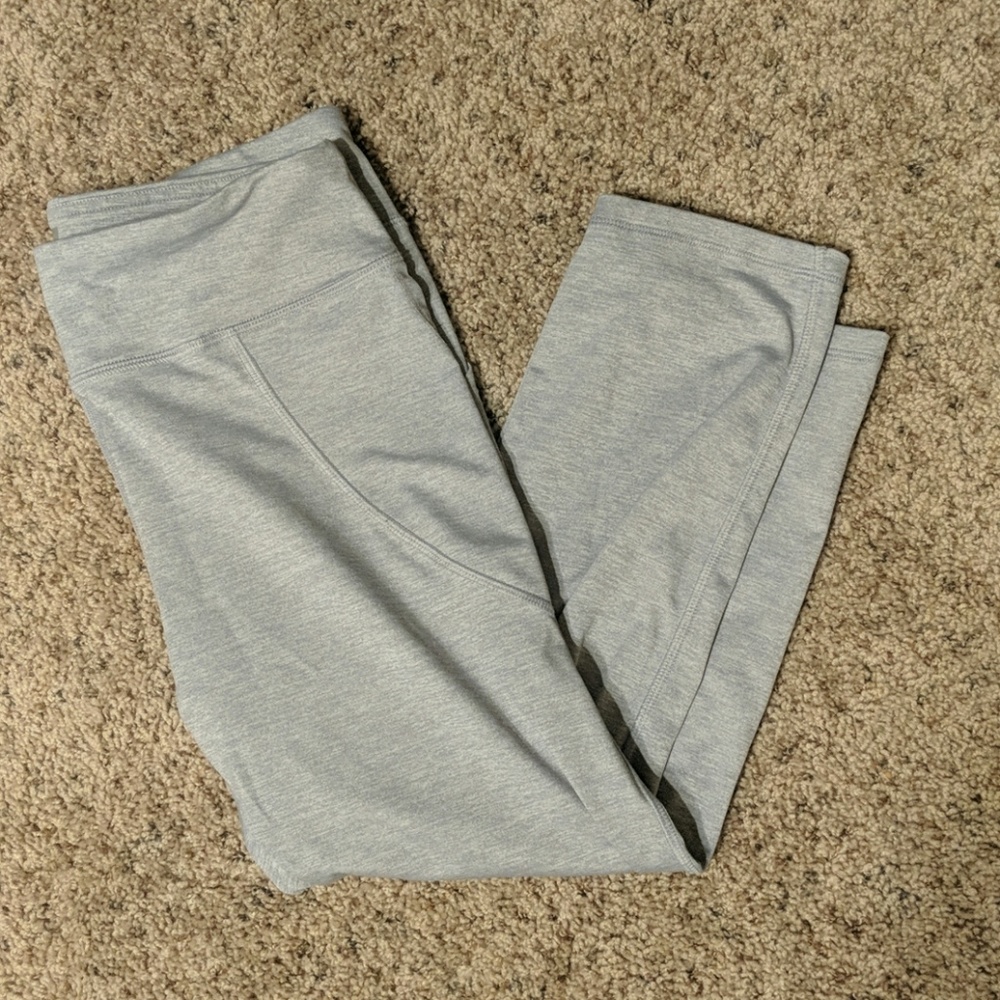Forever 21 Silver Athletic Leggings Sz Medium